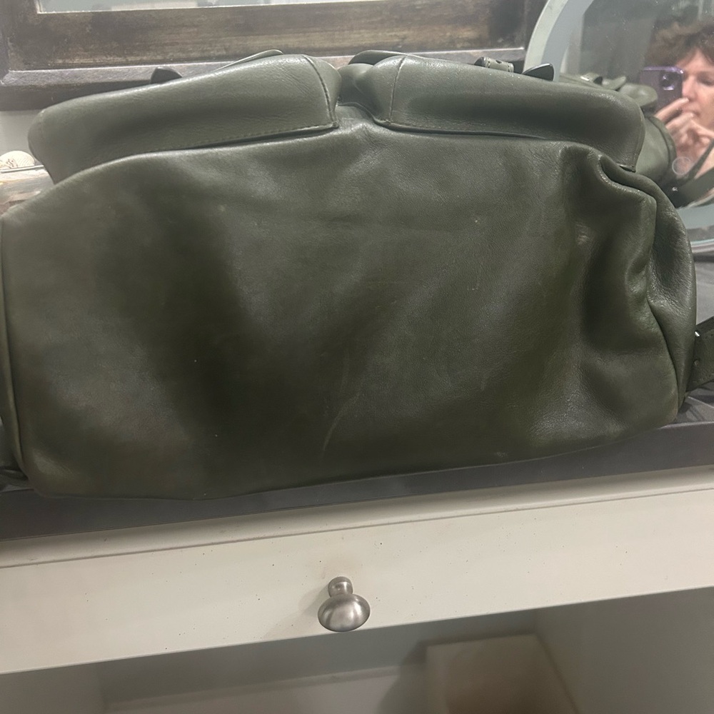 Coach Olive Green Backpack - Picture 5 of 6